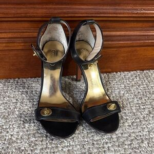 Coach Black and Gold Women's Heels